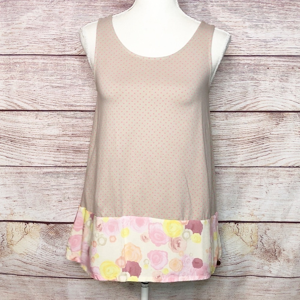 Matilda Jane 435 Pink Polka Dot Tank Top Size 12